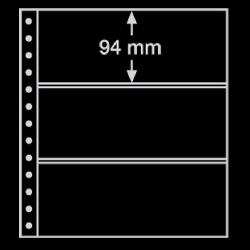 Leuchtturm R 3S, 3x 248 x 94 mm pockets, black, 1 pc