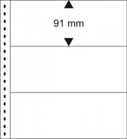 Lindner Omnia Page 3 pockets (91 mm) white