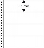 Lindner Omnia Page 4 pockets (67 mm) white