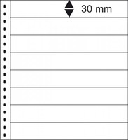 Lindner Omnia lehti 8 taskua (30 mm) valkoinen