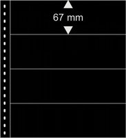 Lindner Omnia lehti 4 taskua (67 mm) musta