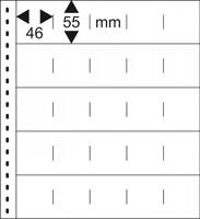 Lindner Omnia Page 25 pockets (46 x 55 mm) white