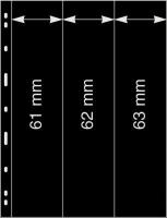 Uniplate Lehdet. 3 pystytaskua 61, 62 ja 63mm. 5kpl. Musta