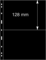 Uniplate Lehdet. 2 taskua 128 mm. 5kpl. Musta