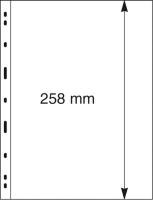 Uniplate Stocksheets. 1 strip 258 mm. 5pcs. Crystal clear