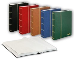 Stamp Stockbook Lindner Standard 64 white pages, 230 x 305 mm A4