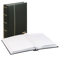 Stamp Stockbook Lindner Elegant 64 white pages A4 black