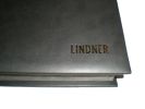 Stamp Stockbook Lindner Nubuk 60 black pages, 230 x 305 mm A4