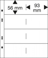 Multi-Collect clear pages, 8x 56x93mm pockets, 10 pcs