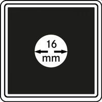 Neliö kolikkokapselit 16 mm CARREE 4 kpl pakkaus