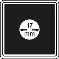 Neliö kolikkokapselit 17 mm CARREE 4 kpl pakkaus