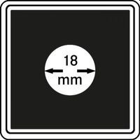 Neliö kolikkokapselit 18 mm CARREE 4 kpl pakkaus
