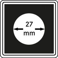 Neliö kolikkokapselit 27 mm CARREE 4 kpl pakkaus
