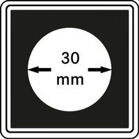 Neliö kolikkokapselit 30 mm CARREE 4 kpl pakkaus