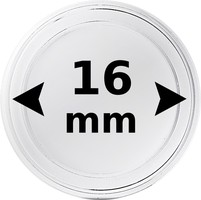 Kolikkokapseli Ø 16,0 mm kolikolle 10 kpl