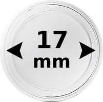 Coin capsule for Ø 17.0 mm coin 10 pcs