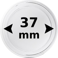 Kolikkokapseli Ø 37,0 mm kolikolle 10 kpl