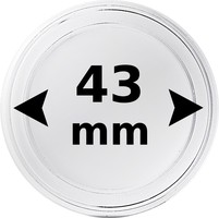Kolikkokapseli Ø 43,0 mm kolikolle 10 kpl