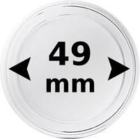 Kolikkokapseli Ø 49,0 mm kolikolle 10 kpl
