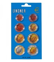 Coin capsule set for all 8 euro coins 1c to 2e