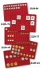 Tray for Lindner 2329 coin case. For 24 coins up to 45 mm