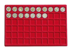 Tray for Lindner 2329 coin case. For 60 coins up to 27 mm