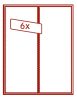 Keräilylaatikko 2x 105 x 280 mm lokeroa, t.pun/savunharmaa