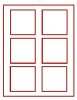 Raha ja mitalilaatikko d-box 85 x 85 mm, pun/harmaa