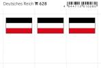 Deutches Reich country flag stickers (6 pcs)