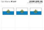 San Marino lipputarrat (6 kpl pak)