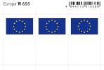 EU country flag stickers (6 pcs)