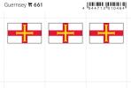 Guernsey lipputarrat (6 kpl pak)
