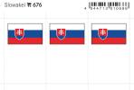 Slovakia lipputarrat (6 kpl pak)