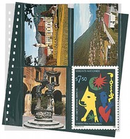 Lindner Clear Pocket Page for 4/8 modern postcards 114 x 146 mm