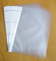 Plastic Sleeve A4 210 x 297 mm (Lindner blank pages 805-) 100pcs