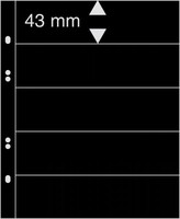 Multi-Collect musta lehti 5 taskua 43 x 189 mm, 10/pakk
