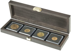 Lindner CARUS puinen rasia 4x 52mm neliö lokeroa