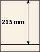 215 mm | Lindner T-Blank lehti