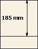 185 mm | Lindner T-Blank lehti