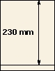 230 mm | Lindner T-Blank lehti