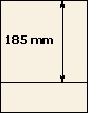 185 mm | Lindner T-Blank lehti *[1]