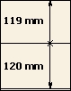 119 mm | 120 mm | Lindner T-Blank page