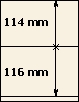 114 mm | 116 mm | Lindner T-Blank page *[2]