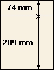 74 mm | 209 mm | Lindner T-Blank page *[3]