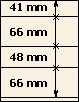 41 mm | 66 mm | 48 mm | 66 mm | Lindner T-Blank page