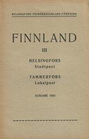 Finnland III Helsingfors Stadtspost, Tammerfors Lokalpost 1923