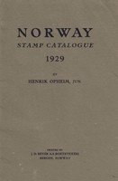 Norway Stamp Catalogue 1929, Opheim, Henrik