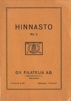 Suomi Hinnasto N:o 2 Oy Filatelia Ab 1933