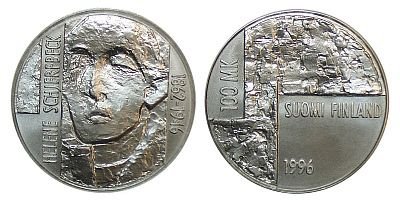 Finland 1996 Helene Schjerfbeck 100 mk Bu