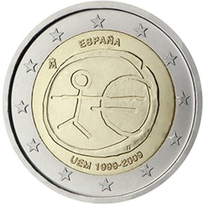 Espanja 2009 2e EMU ja euro 10 vuotta